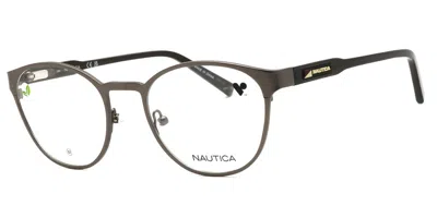 Nautica N7345 030 Occhiali Da Vista Gunmetal Per Uomo (solo Montatura) In Gray