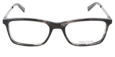 Nautica N8153 015 Occhiali Da Vista Grigi Per Uomo (solo Montatura) In Black