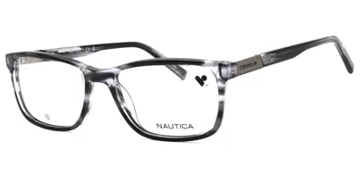Nautica N8177 031 Occhiali Da Vista Grigi Per Uomo (solo Montatura) In Black