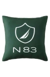 Nautica N83 Boat Printed Decorative Pillow In Green