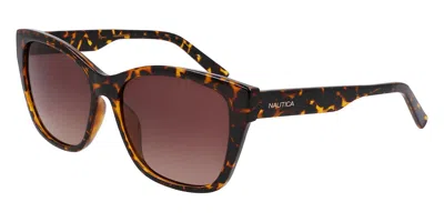 Nautica N903sp 206 Women's Sunglasses Tortoiseshell Size 57 In Multi