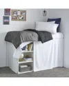 Nautica Solid White Bed Skirt In White