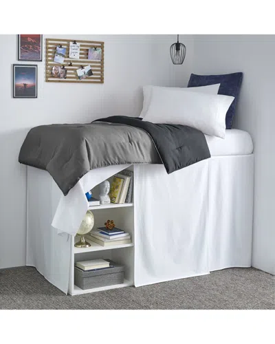 NAUTICA NAUTICA NAUTICA SOLID WHITE BED SKIRT