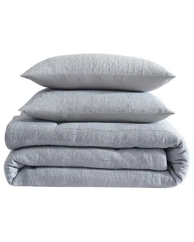 NAUTICA NAUTICA NAUTICAL STITCH CHAMBRAY COMFORTER SET
