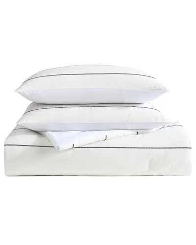 NAUTICA NAUTICA NAVAL STRIPE COTTON COMFORTER SET