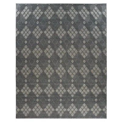 Nautica Newport Machine Washable High Low Rugs In Gray