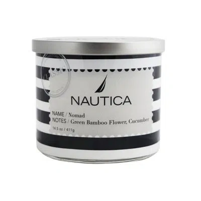 Nautica Nomad Scented Designer Candle In Blue;white