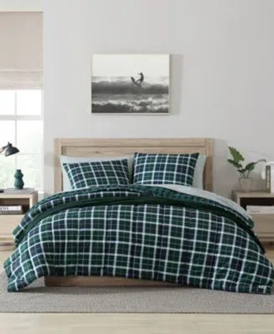 NAUTICA NORTH SAIL PLAID BRUSHED MICROFIBER COMFORTER SETS
