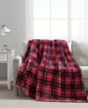 Nautica North Sail Plaid Ultra Soft Plush Fleece Blanket, Twin
