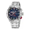 Nautica Nst 101 Stainless Steel Watch In Multi