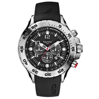 Nautica Nst Chronograph Watch - Black