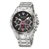 Nautica Nst Stainless Steel Chronograph Watch In Metallic