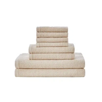 Nautica Oasis 8 Piece 100% Cotton Towel Set In Beige
