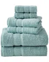 Nautica Oceane Turquoise 6-piece Antibacterial Towel Set In Multi
