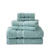 Nautica Oceane Turquoise 6-piece Antibacterial Towel Set In Blue