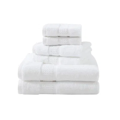 Nautica Oceane White 6-piece Antibacterial Towel Set