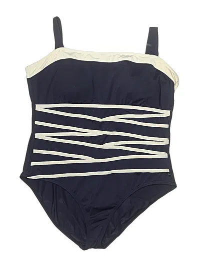 Pre-owned Nautica One Piece Swimsuit In Blue