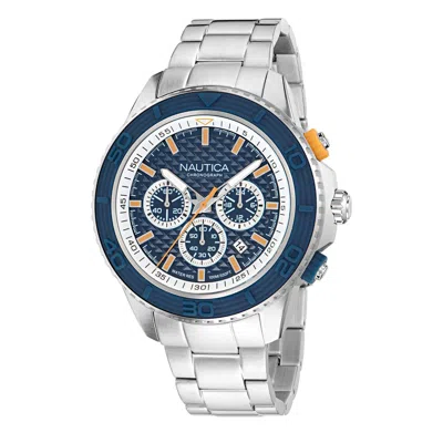 Nautica One Recycled Stainless Steel Chronograph Watch In Pink