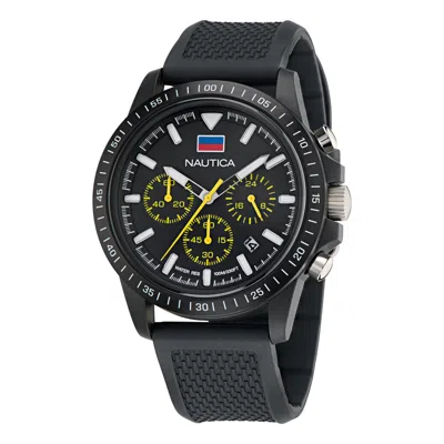 Nautica One Wheat Fiber Analog Watch In Yellow