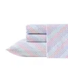Nautica Oswald Hearts Purple Twin Xl Sheet Set In Multi
