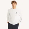 Nautica Otf Long-sleeve Performance Upf 50+ Shirt In White
