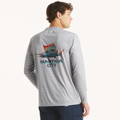 Nautica Otf Long-sleeve Upf 50+ Shirt In Blue