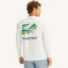 Nautica Otf Long-sleeve Upf 50+ Shirt In White