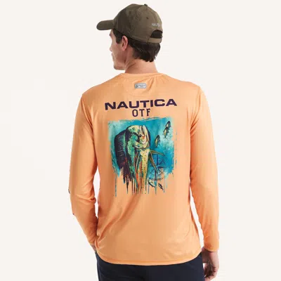 Nautica Otf Long-sleeve Upf 50+ Shirt In Yellow