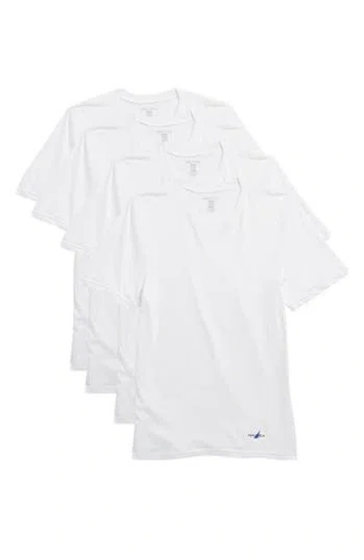 Nautica Pack Of 4 Limited Edition Crewneck T-shirt In White/ 05 Logo