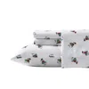 Nautica Penguin Toss Print Twin Flannel Sheet Set