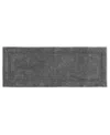 Nautica Peniston Solid Cotton Tufted Bath Runner Rug, 22" X 60" In Moorings Gray