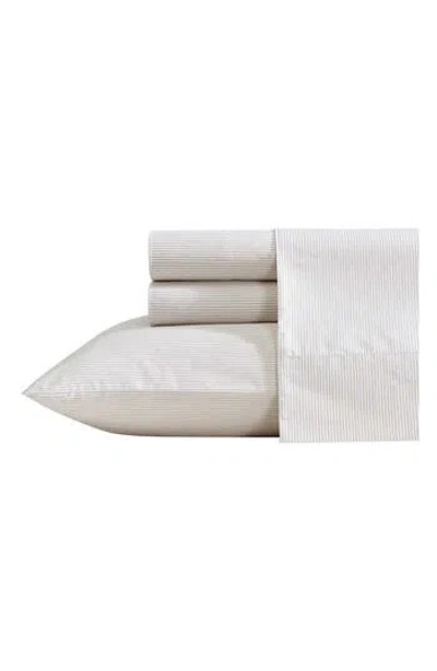 Nautica Penny 200-thread Count Cotton Percale Sheet Set In White