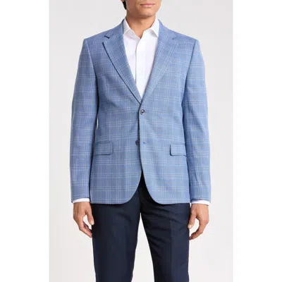 Nautica Plaid Stretch Sport Coat In Blue