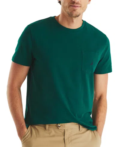Nautica Pocket Deck T-shirt In Deep Spruce