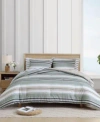 Nautica Point Harbor Embossed Comforter Sets In Fern Green