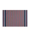 Nautica Polyvinyl Chloride Loop Utility Indoor Or Outdoor Striped Mat, 24" X 36" In Multi