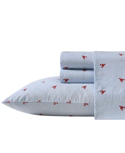 Nautica Printed 200-thread Count Cotton Percale 3-pc. Sheet Set, Twin
