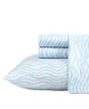 Nautica Printed Cooling Microfiber 3-pc. Sheet Set, Twin Xl