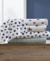 Nautica Printed Flannel Sheet Sets Bedding In Multi