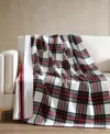 Nautica Printed Reversible Lush Throw, 70" X 50" In Multi