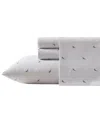 Nautica Printed Washed Microfiber 3-pc. Sheet Set, Twin