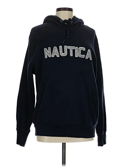 Pre-owned Nautica Pullover Hoodie In Blue