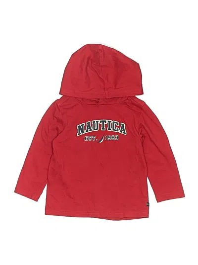 Pre-owned Nautica Kids' Pullover Hoodie In Red