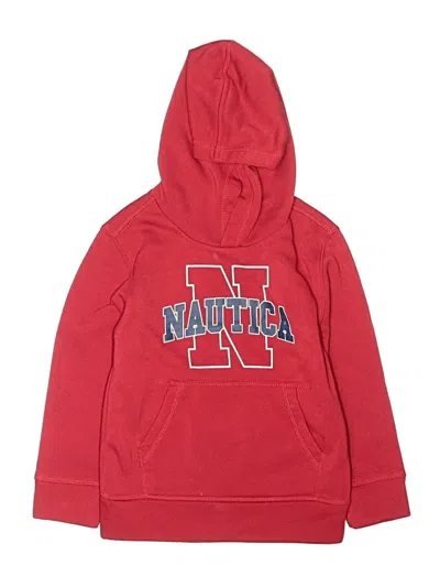 Pre-owned Nautica Kids' Pullover Hoodie In Red