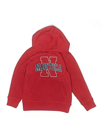 Pre-owned Nautica Kids' Pullover Hoodie In Red