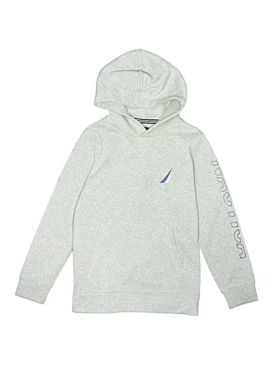 Pre-owned Nautica Kids' Pullover Hoodie In Silver