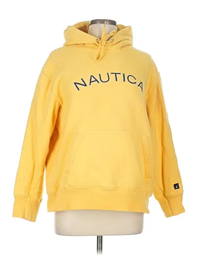 Pre-owned Nautica Pullover Hoodie In Yellow
