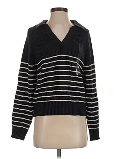 Pre-owned Nautica Pullover Sweater In Black