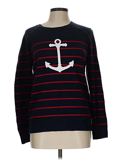 Pre-owned Nautica Pullover Sweater In Blue