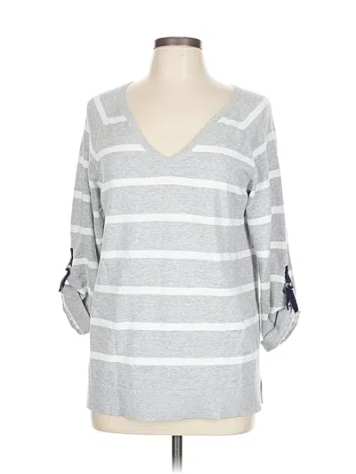 Pre-owned Nautica Pullover Sweater In Gray